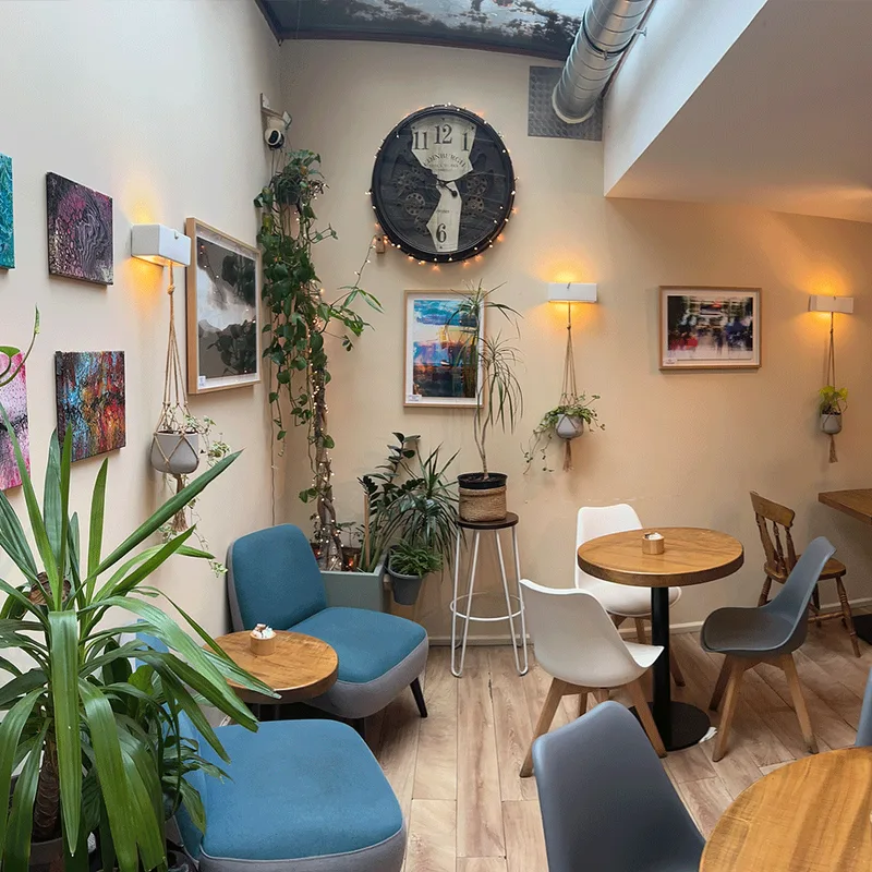 Private event gathering hosted at Coffee Matters café venue, London